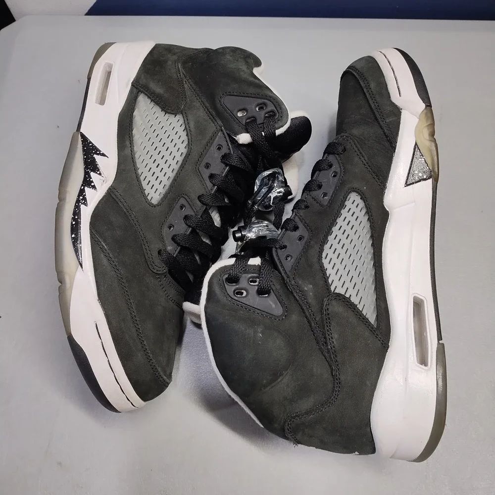 Air Jordan 5 Retro Basketball Shoes Mens 9.5 Multi High Top Lace Up CT4838-011